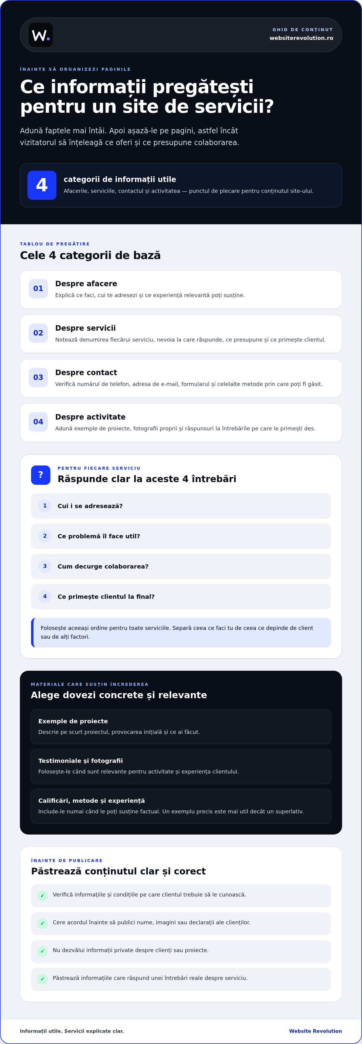 Site de prezentare pentru servicii
