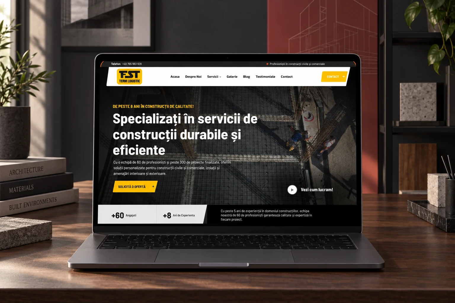 FST Construcții Civile — Site de prezentare